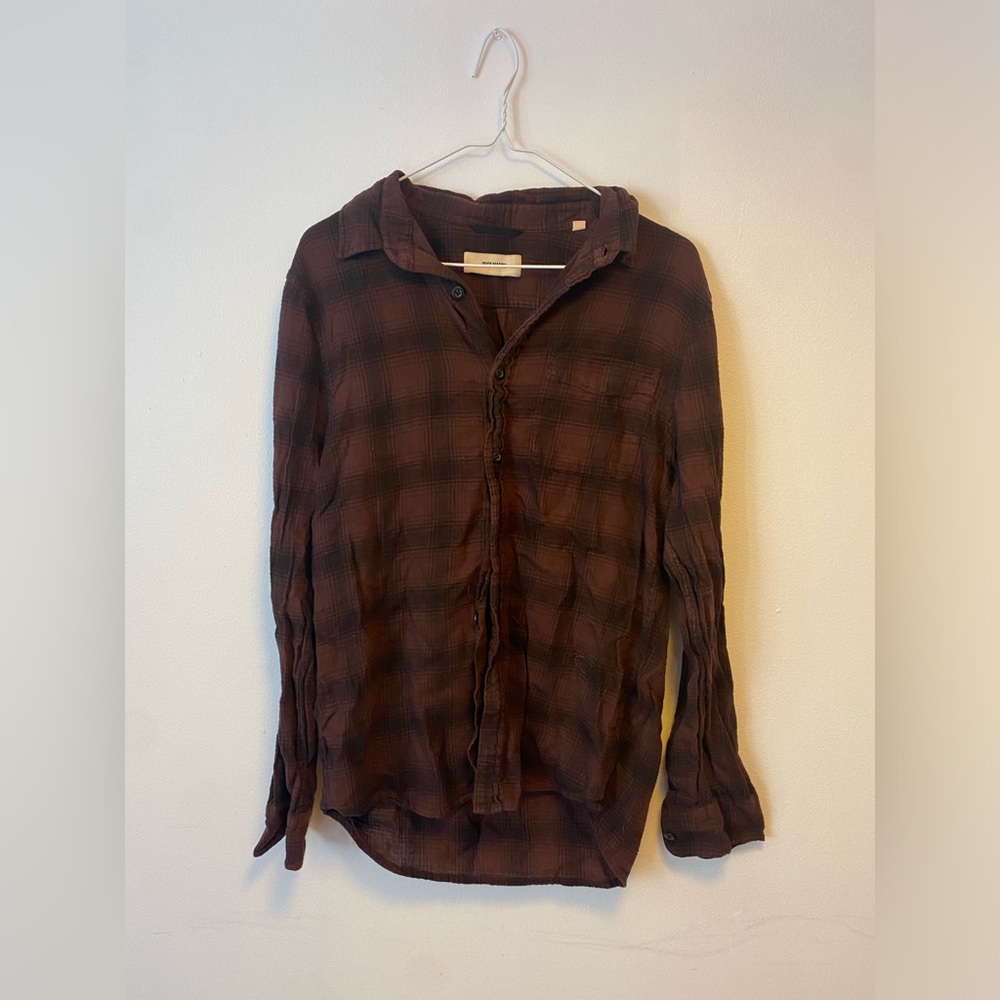 Red/Black High Desert Flannel Vintage One Pocket Shirt